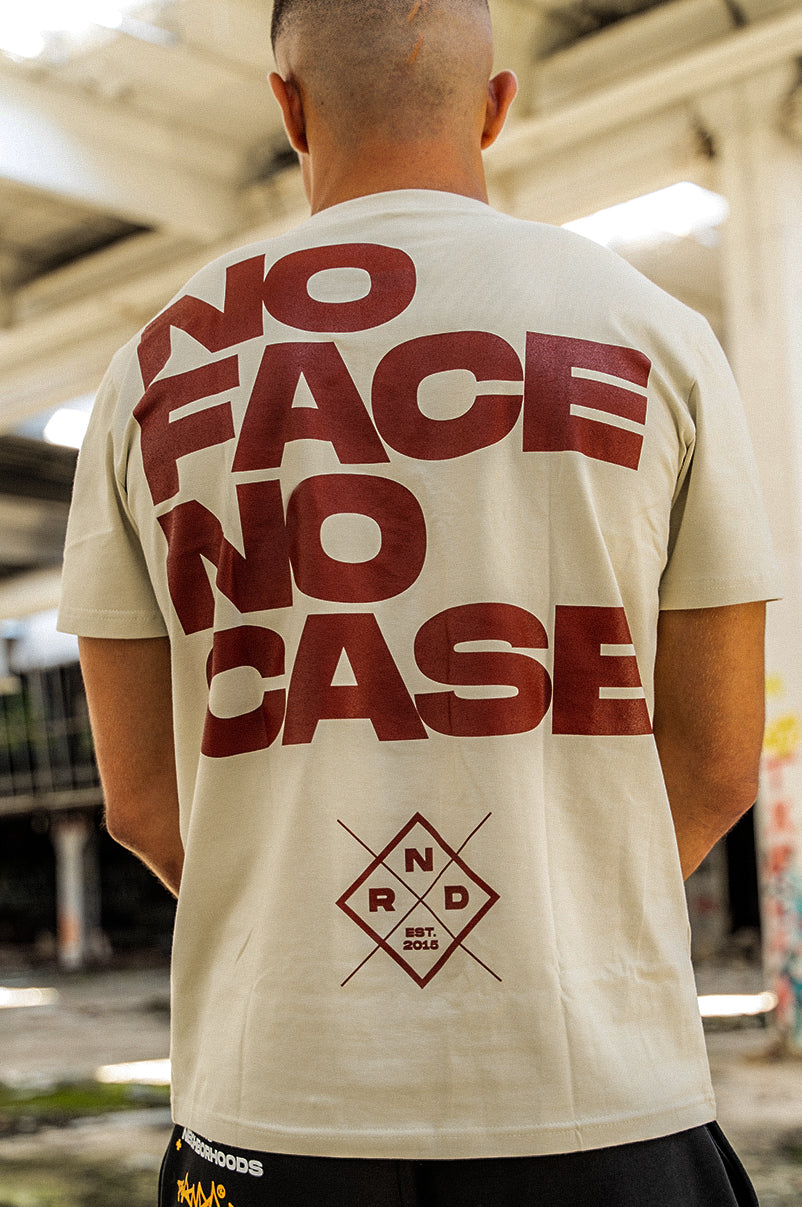 NO FACE NO CASE [BEIDGE] T-SHIRT