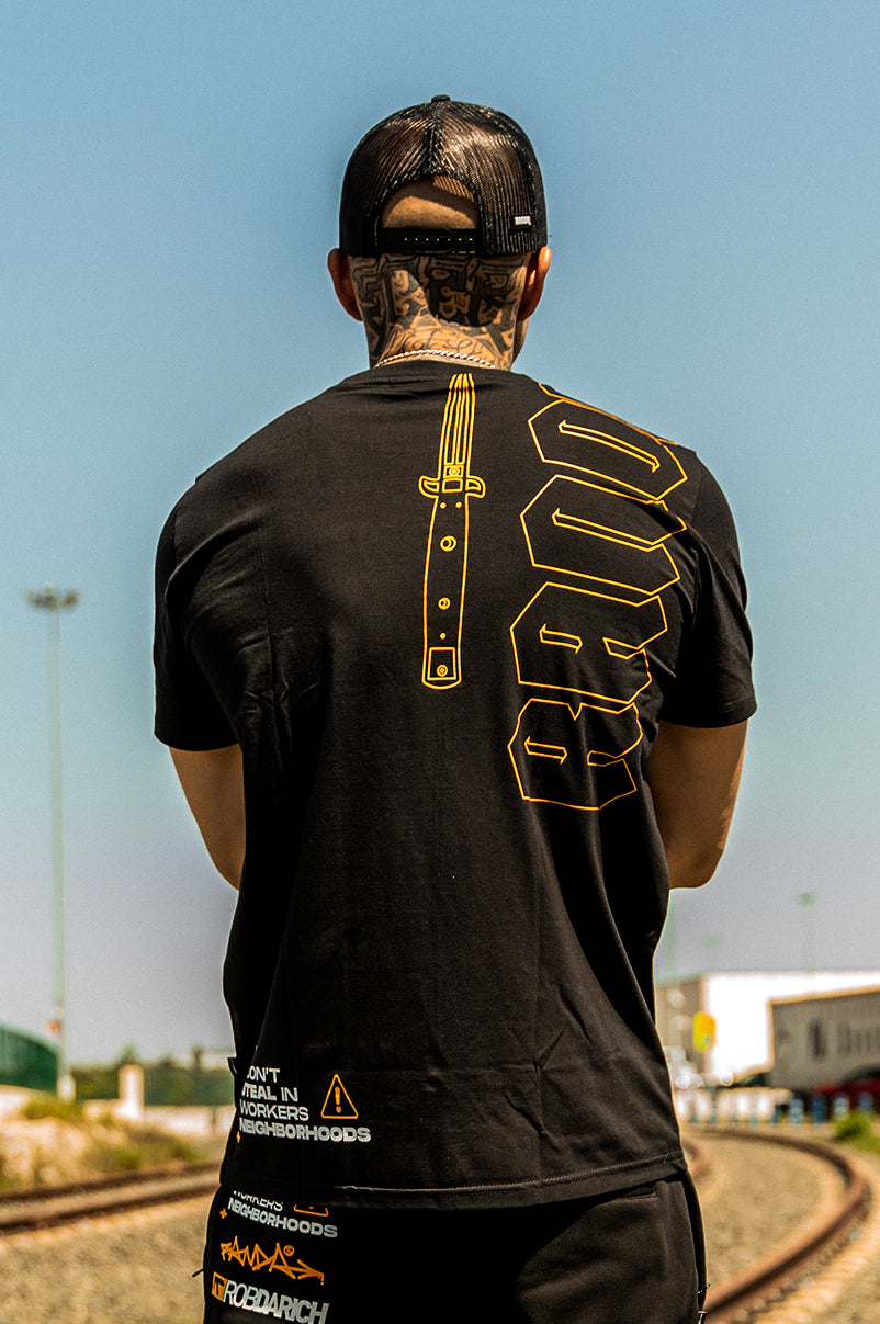 ROB DA RICH [BLACK & GOLDEN] T-SHIRT