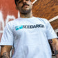 ROB DA RICH [WHITE & SKY BLUE] T-SHIRT