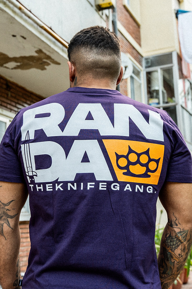 THE KNIFE GANG [DARK PURPLE] T-SHIRT