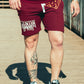 OFNSV BURGUNDY SHORT