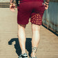 OFNSV BURGUNDY SHORT