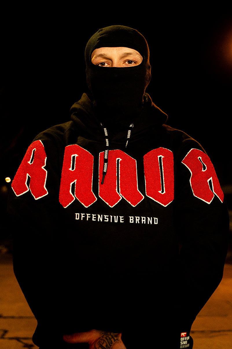 COMBAT BALACLAVA HOODIE [RED]