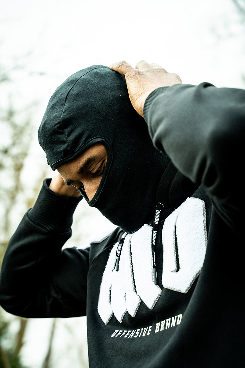 COMBAT BALACLAVA HOODIE [WHITE]