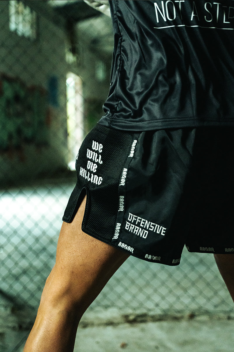 WE WILL DIE KILLING MUAY THAI SHORT